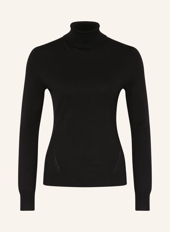comma Turtleneck sweater BLACK