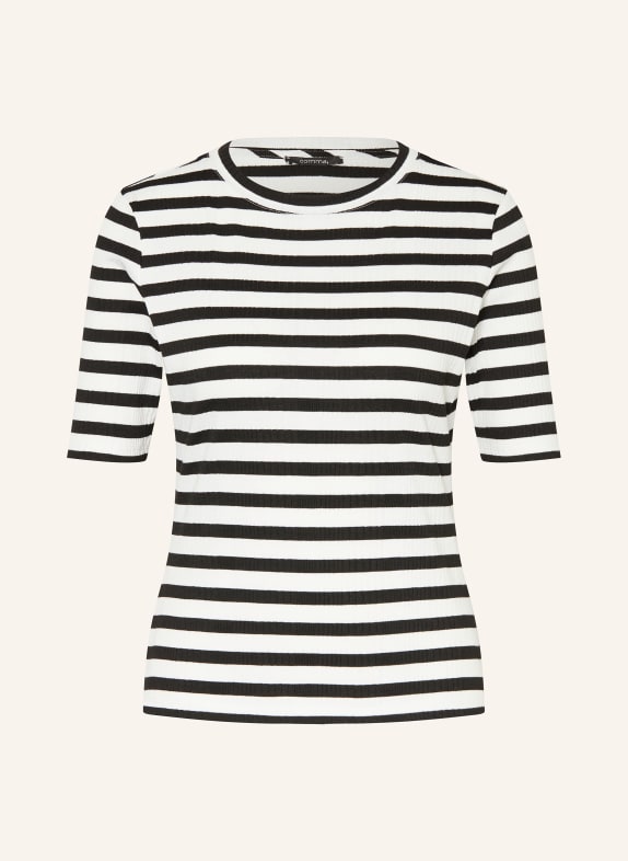 comma T-shirt WHITE/ BLACK