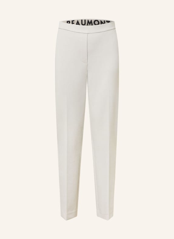 BEAUMONT Jersey pants CHARLIE with glitter thread LIGHT GRAY