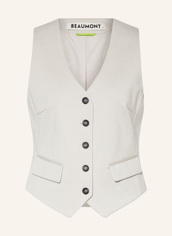 BEAUMONT Jersey vest ESTELLE LIGHT GRAY