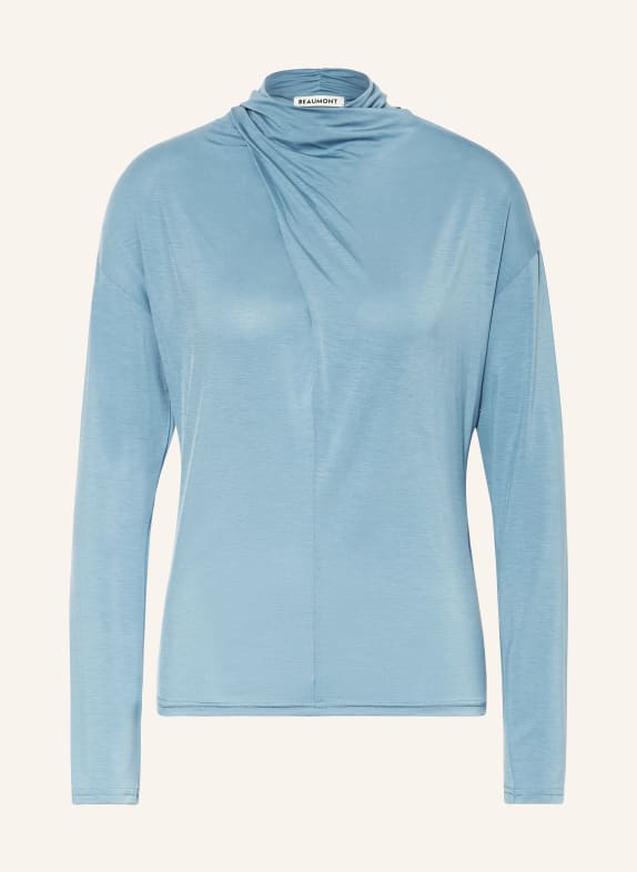BEAUMONT Longsleeve FERGIE BLAUGRAU