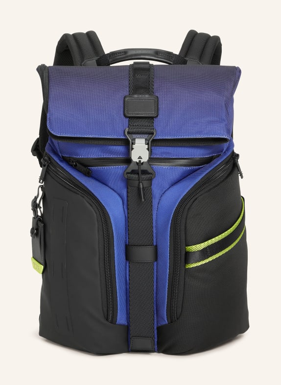TUMI ALPHA BRAVO backpack LOGISTICS FLAP LID BACKPACK 23 l DARK BLUE/ BLUE
