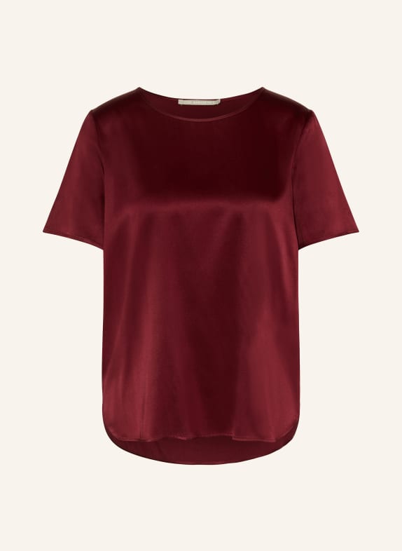 (THE MERCER) N.Y. Shirt blouse in silk DARK RED