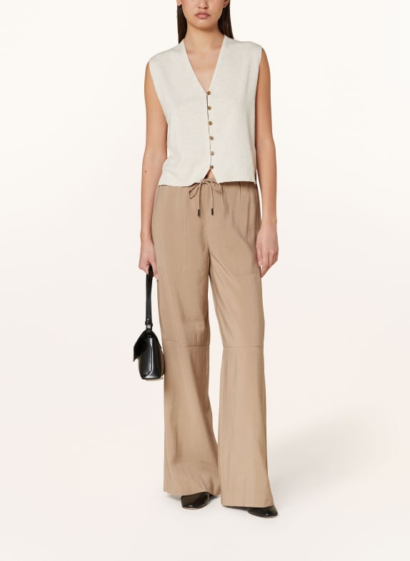 WHISTLES Strickweste CREME