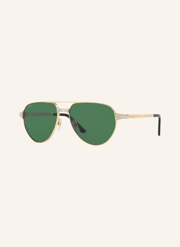Cartier Sunglasses CT0425S 2300J1 - GOLD/GREEN