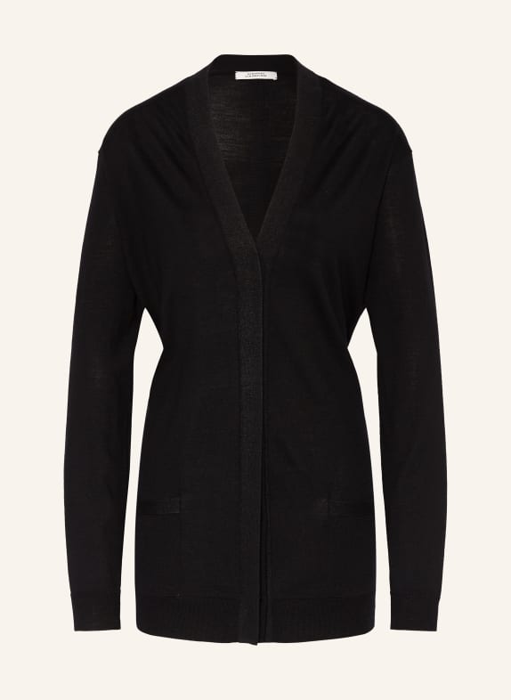 DOROTHEE SCHUMACHER Strickjacke SHIMMERING MERINO aus Merinowolle SCHWARZ