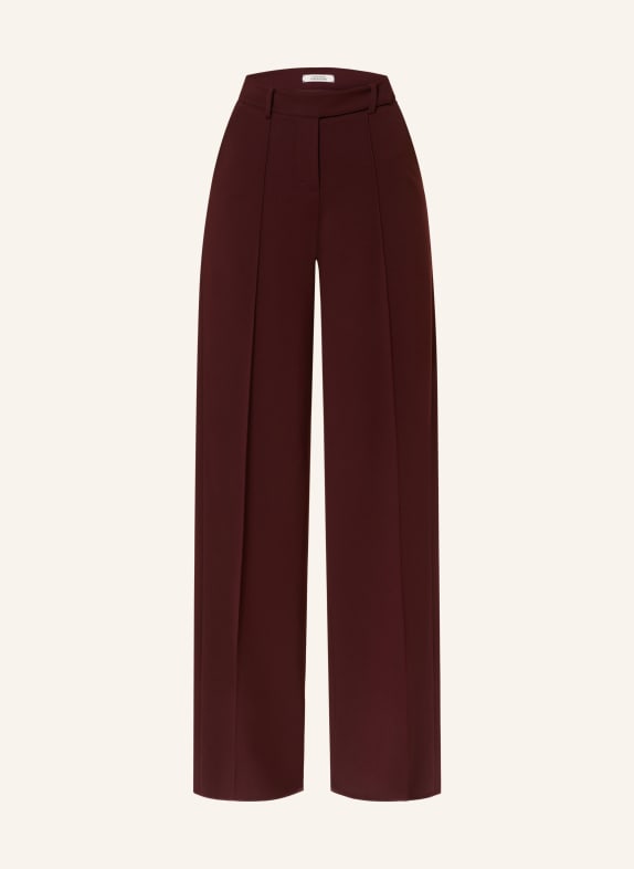 DOROTHEE SCHUMACHER Wide leg trousers EMOTIONAL ESSENCE DARK RED