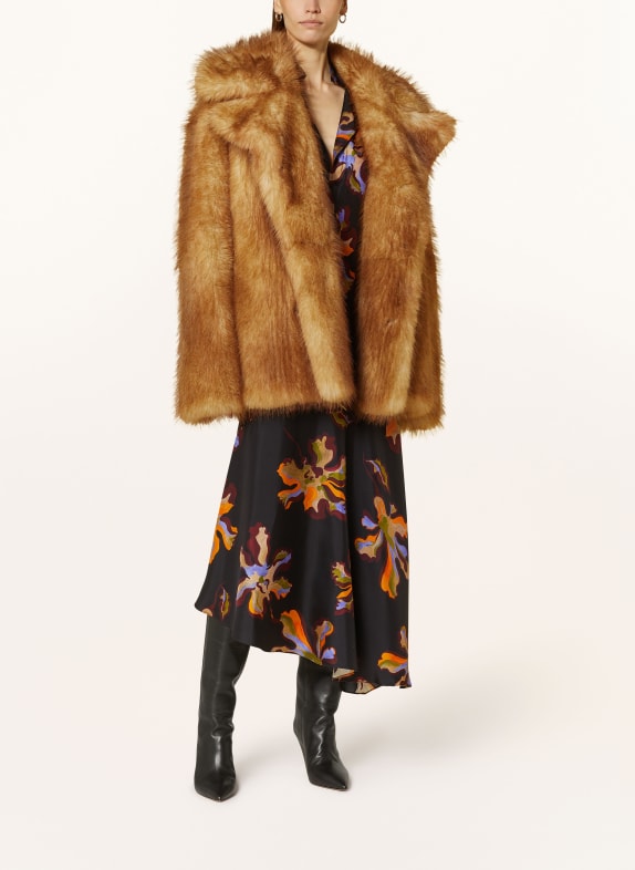 DOROTHEE SCHUMACHER Kunstpelz-Jacke URBAN JUNGLE BRAUN