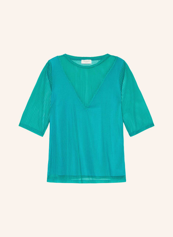 TED BAKER T-shirt EMIKOO made of mesh TEAL
