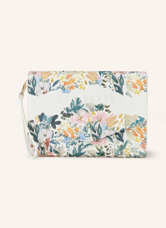 TED BAKER Clutch ABBBI WHITE/ TEAL/ PINK
