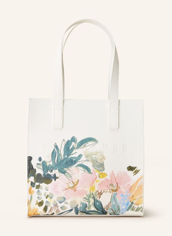 TED BAKER Shopper MEAKON SMALL WHITE/ PINK/ TEAL