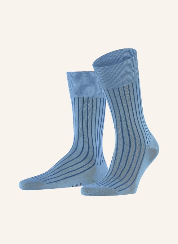 FALKE Ponožky SHADOW 6554 CORNFLOWER BLUE