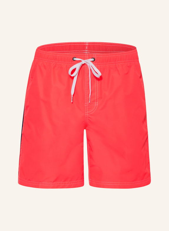 SUNDEK Swim shorts RAINBOW NEON PINK