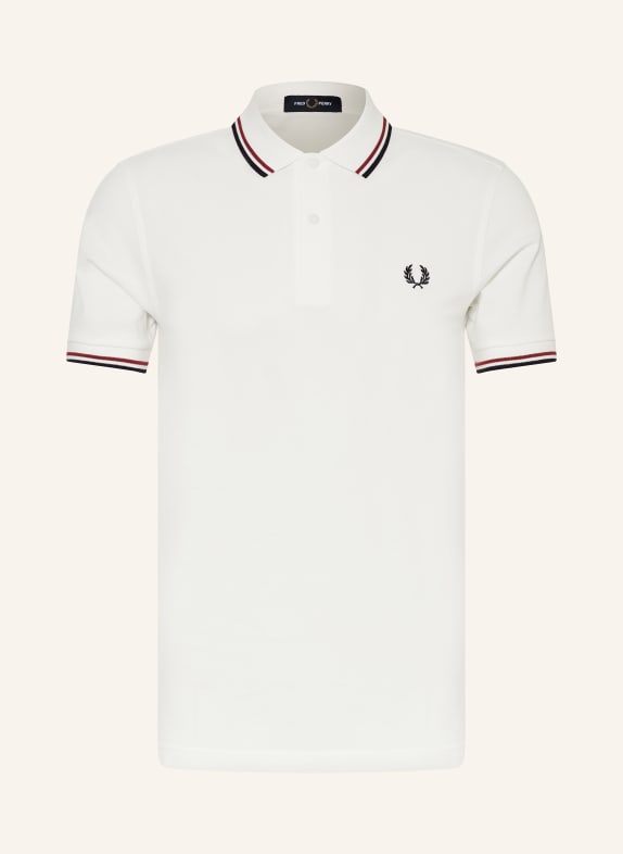 FRED PERRY Piqué poloshirt M3600 straight fit WHITE