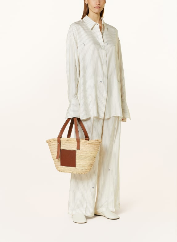 LOEWE Shopper BASKET MEDIUM NATURAL TAN