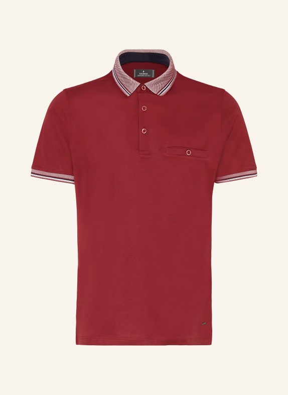 RAGMAN Jersey polo shirt DARK RED