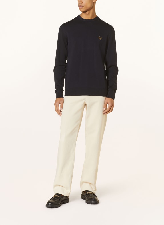 FRED PERRY trui DONKERBLAUW