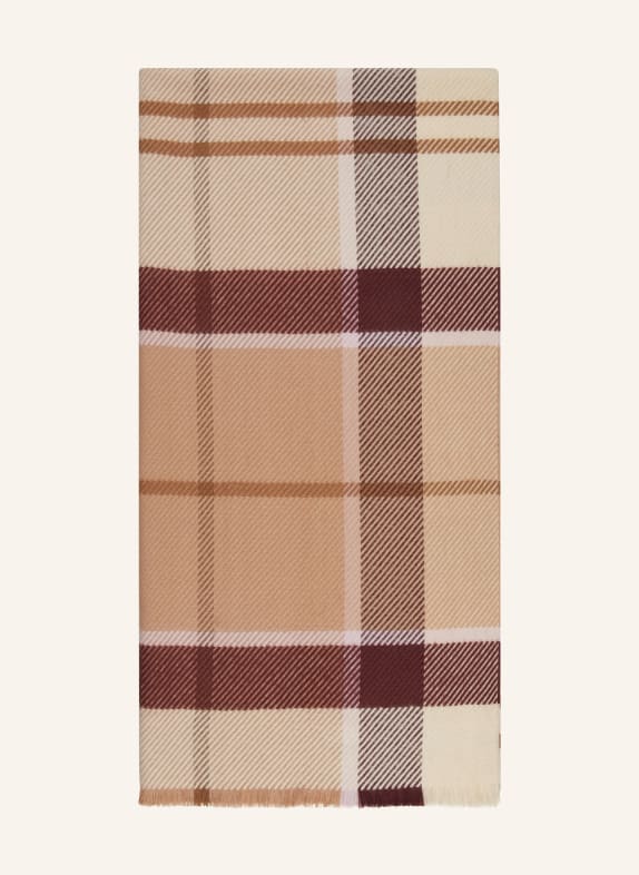 Barbour Scarf BLAIR BEIGE/ PURPLE