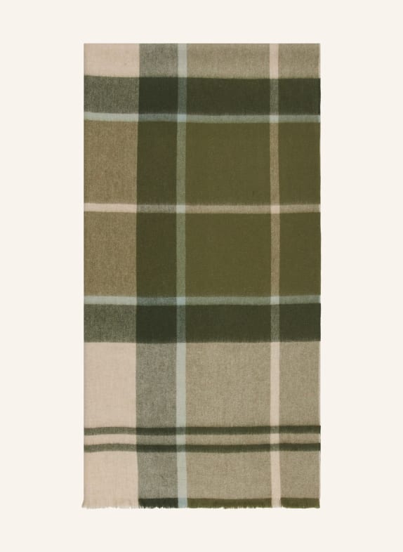 Barbour Schal ROSE GRÜN/ CREME