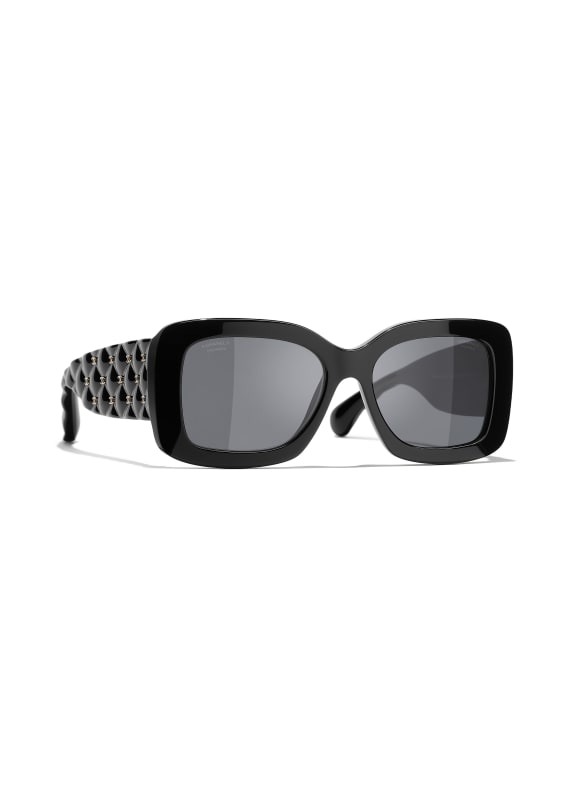 CHANEL Rectangular sunglasses C622T8 - BLACK/GRAY POLARIZED