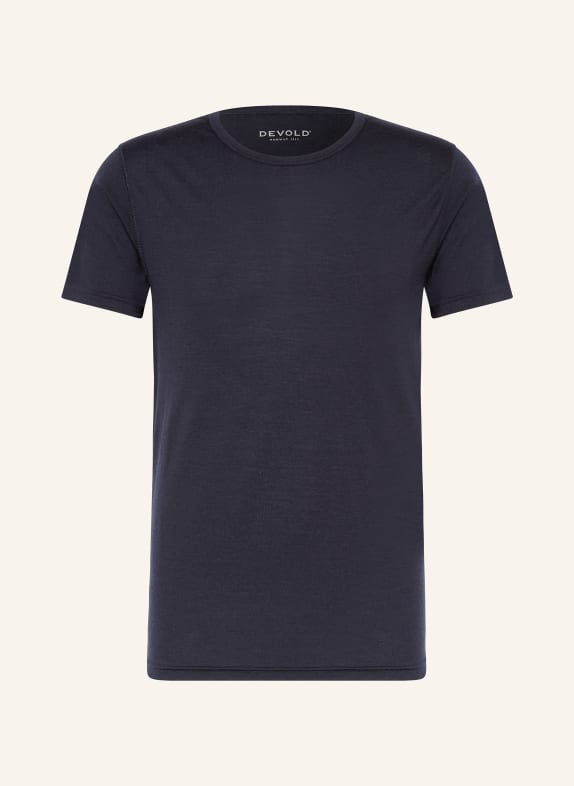 DEVOLD Funkční spodní tričko BREEZE z merino vlny TMAVĚ MODRÁ