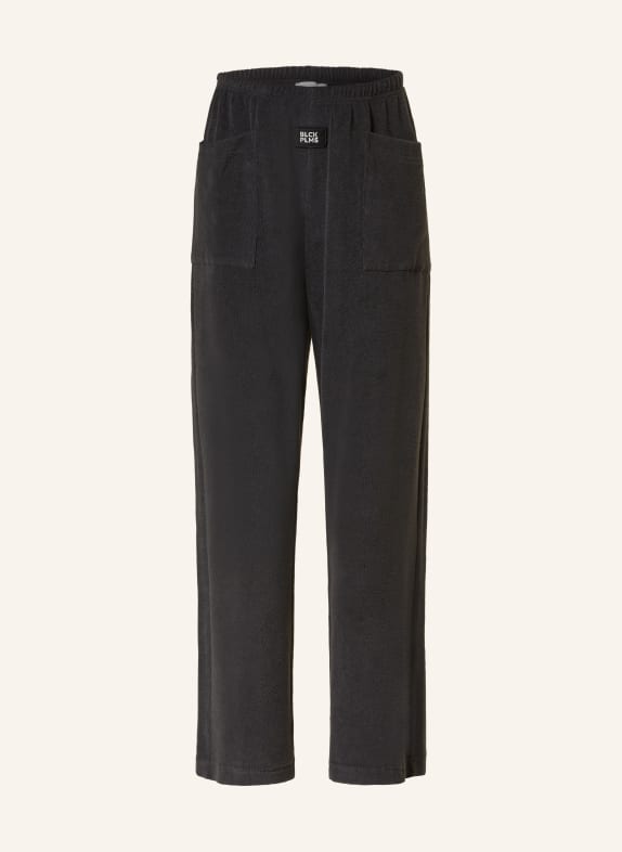 black palms Terry cloth pants in jogger style DARK GRAY