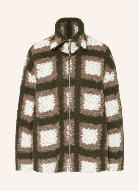 SAMSØE  SAMSØE Strick-Overshirt TESS CLR001839 Abbey Stone Square