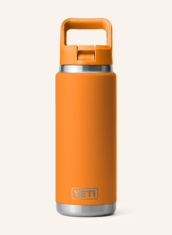 YETI Isolierflasche RAMBLER® ORANGE/ SCHWARZ/ SILBER