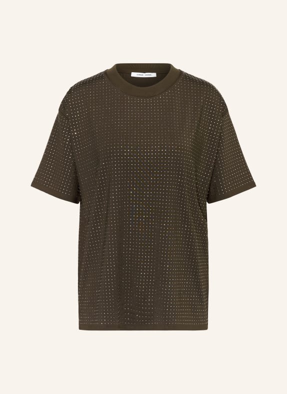 SAMSØE  SAMSØE Oversized-Shirt CHRISHELL mit Schmucksteinen OLIV