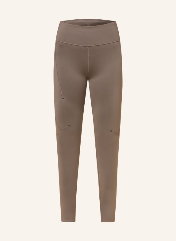 On Lauf-Tights PERFORMANCE TAUPE