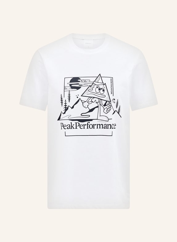 Peak Performance T-shirt WHITE/ BLACK