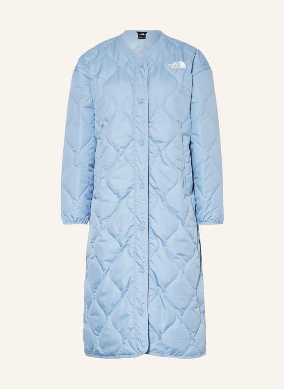 THE NORTH FACE Quilted coat AMPATO LIGHT BLUE
