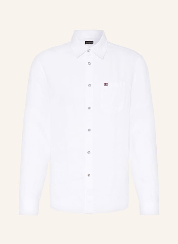 NAPAPIJRI Shirt G-LINEN regular fit WHITE