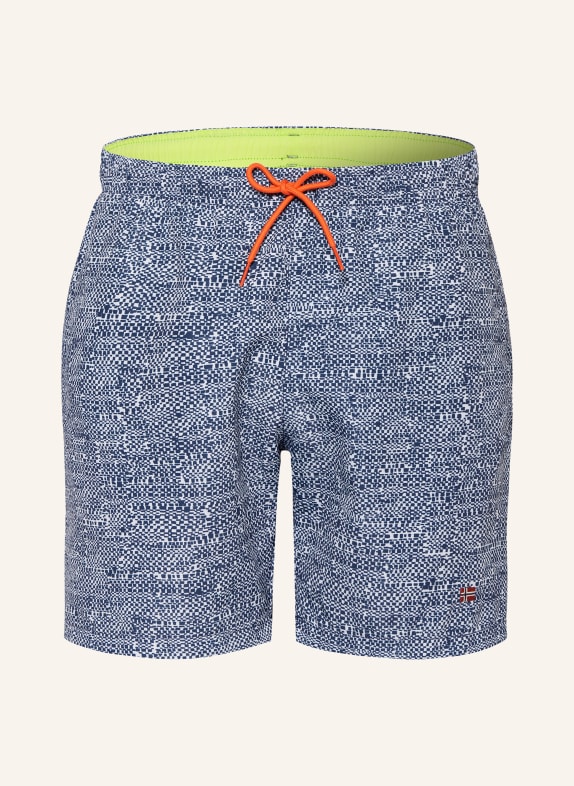 NAPAPIJRI Swim shorts INUVIK DARK BLUE/ WHITE