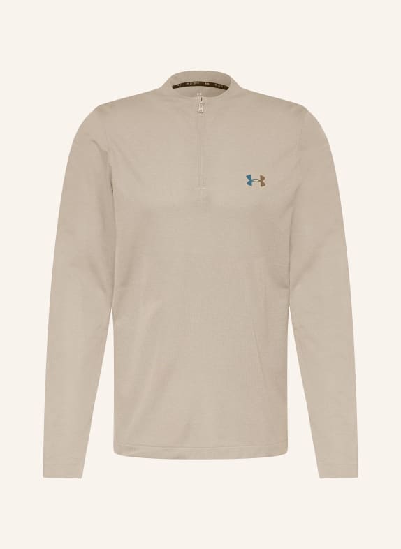 UNDER ARMOUR Long sleeve shirt TAUPE