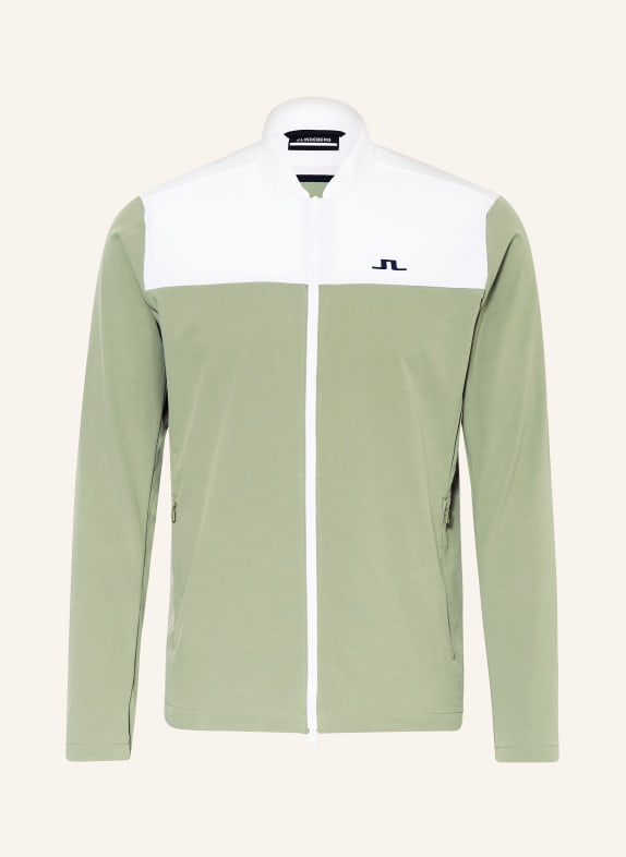 J.LINDEBERG Mid-layer jacket LIGHT GREEN/ WHITE