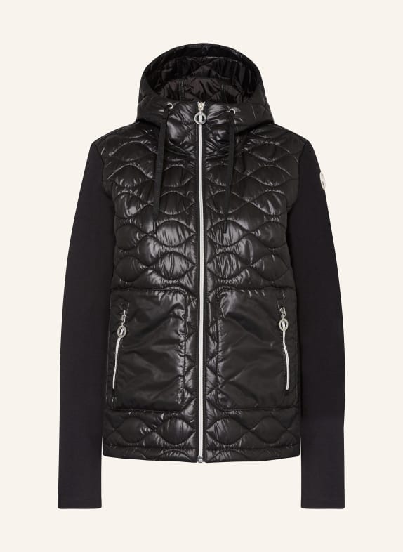 LUHTA Hybrid quilted jacket HUUKARI BLACK