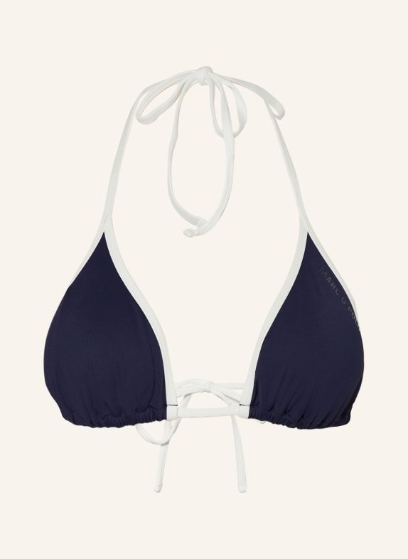 Marc O'Polo Triangle bikini top DARK BLUE/ WHITE