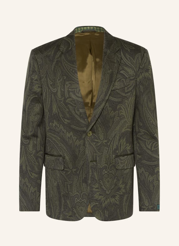 ETRO Jacquard jacket regular fit DARK GREEN/ GREEN
