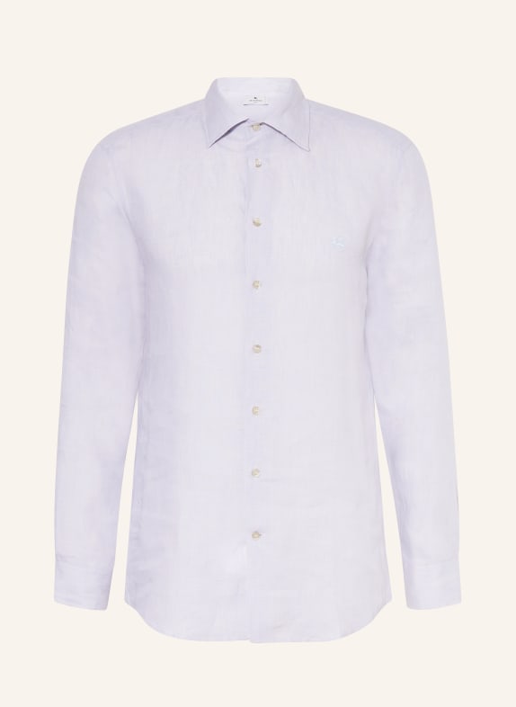 ETRO Linen shirt regular fit LIGHT BLUE