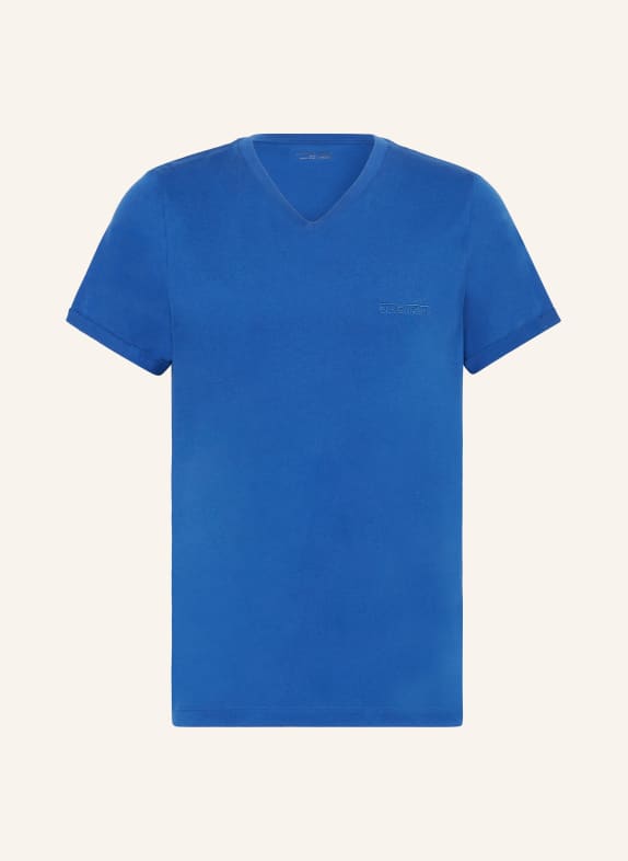 SCHIESSER Pajama shirt MIX + RELAX BLUE