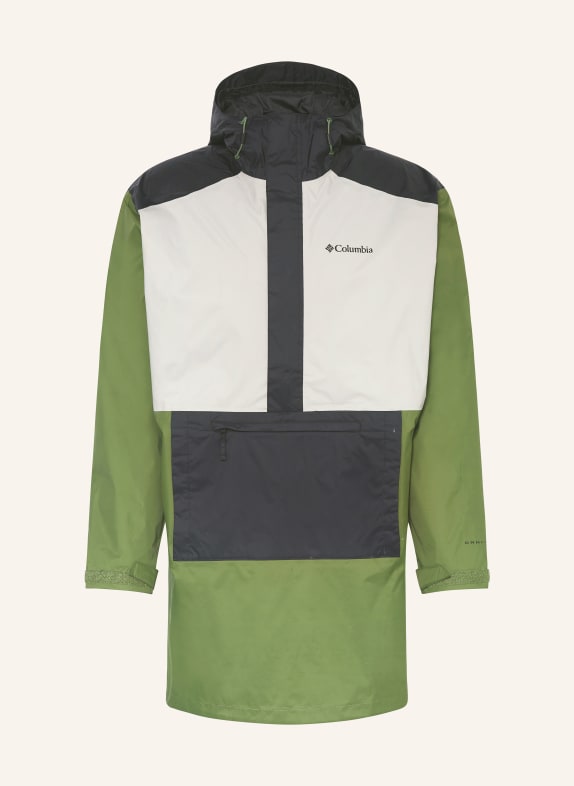 Columbia Anorak jacket TEN FALLS™ DARK GREEN/ BLACK/ GRAY