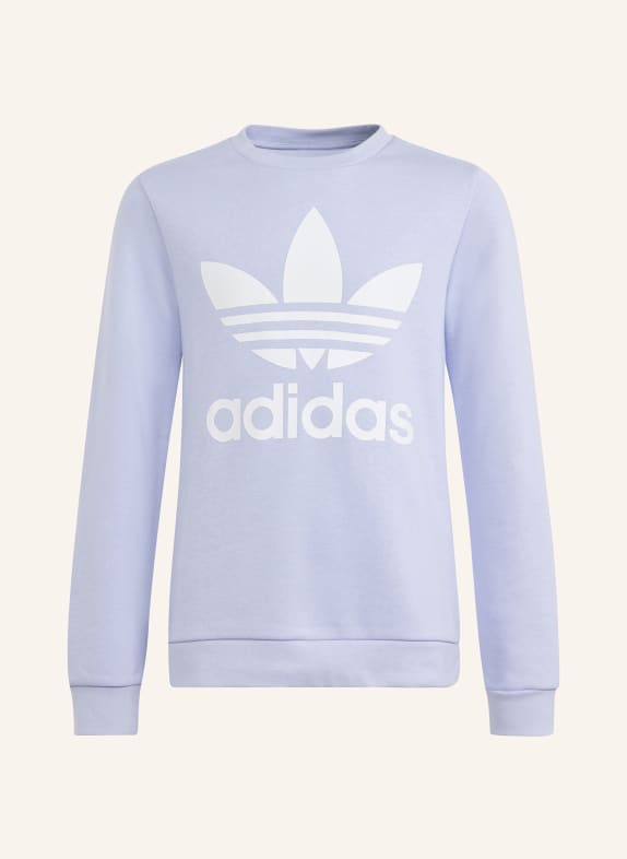 adidas Originals Sweatshirt TREFOIL HELLLILA/ WEISS