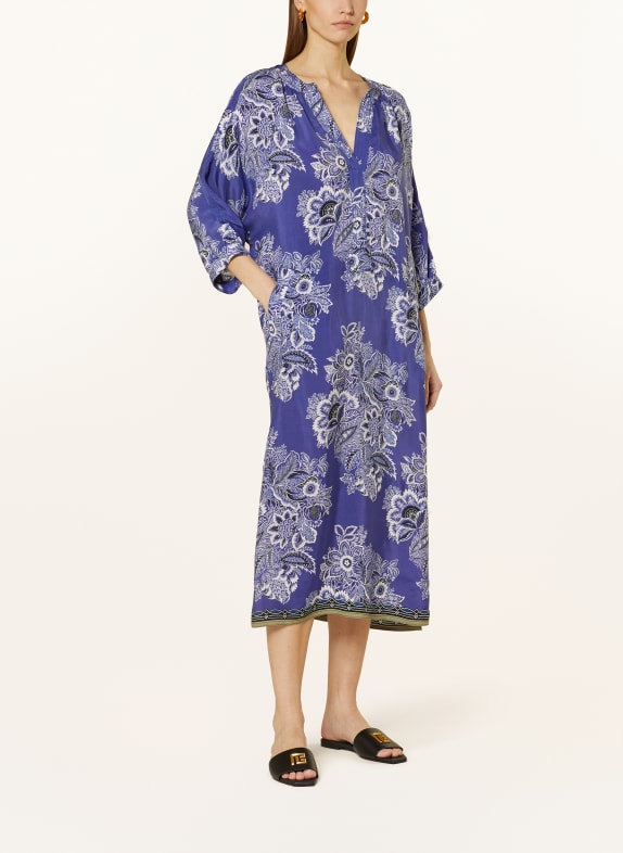 ETRO Dress with 3/4 sleeves BLUE/ WHITE