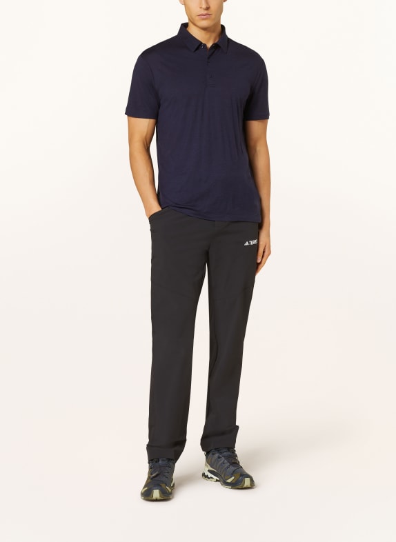 icebreaker Functioneel poloshirt 150 TECH LITE III van merinowol DONKERBLAUW