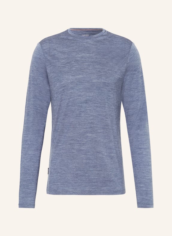icebreaker Long sleeve shirt S125 COOL-LITE™ SPHERE III with merino wool BLUE