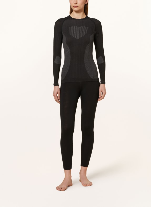 icebreaker Tights FASTRAY II 25'' van merinowol ZWART