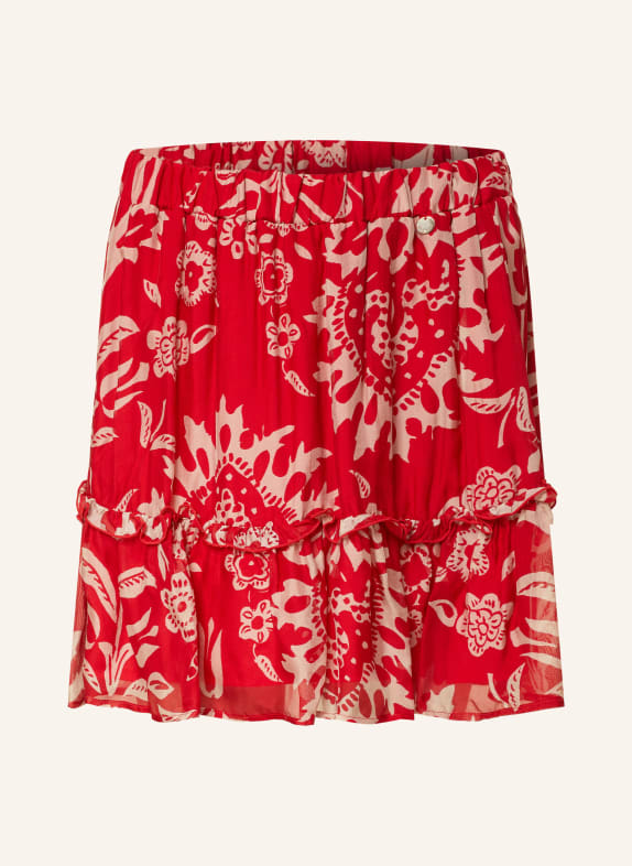 LIU JO Skirt RED/ NUDE