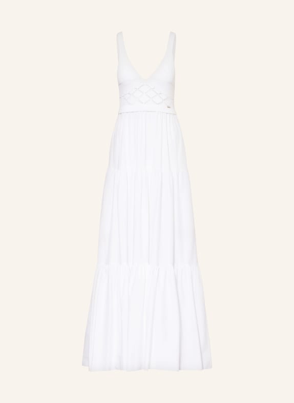 LIU JO Dress in mixed materials WHITE