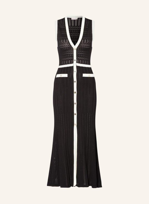 LIU JO Knit dress BLACK/ WHITE